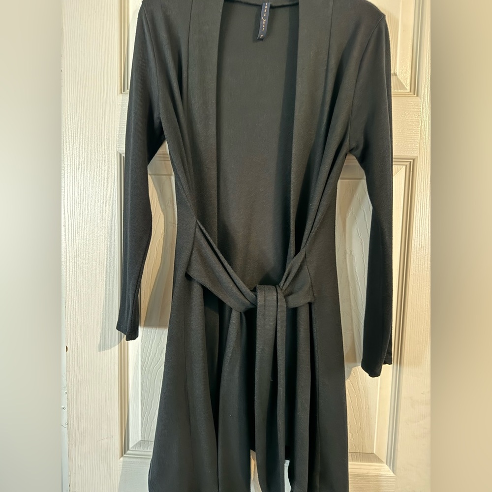 *Luna Rae *Black Belted Cardigan woman’s Sz Small